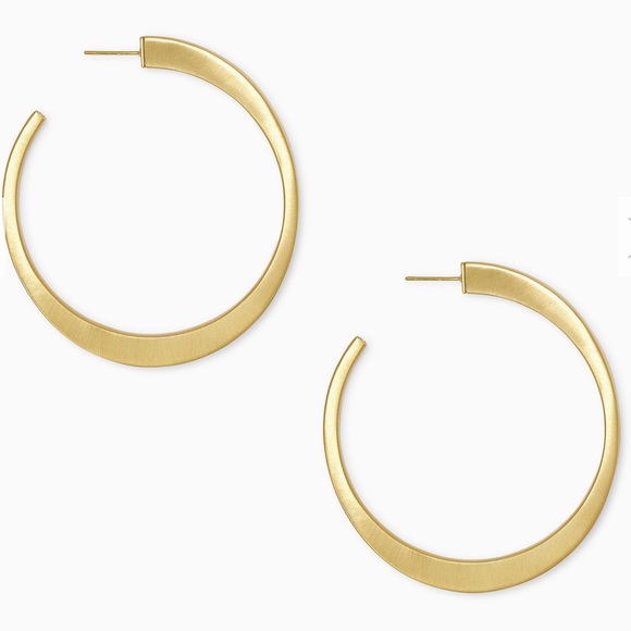 Kendra Scott Jewelry - Kendra Scott Avi Hoop Earrings In Gold